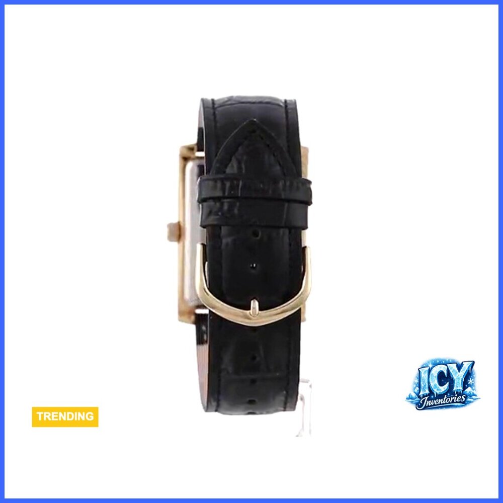 Rectangular Roman Numeral Dial Classic Dress Watc… - image 6